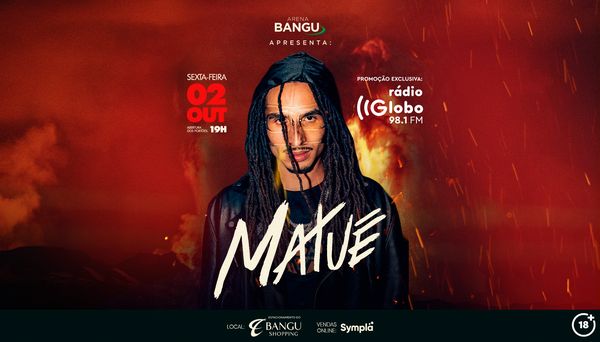 Imagem do evento Arena Bangu apresenta: Matuê 