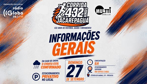 Imagem do evento Corrida 432 Anos de Jacarepagua

