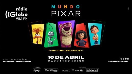 Embarque em uma jornada com o Mundo Pixar